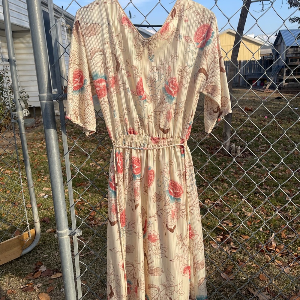Vintage Floral Dress